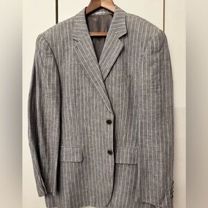 100% linen suit, 2 pieces
